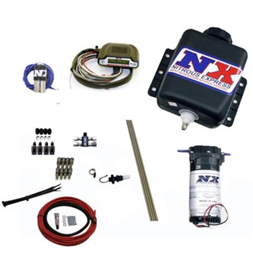 Nitrous Express 15130H Direct Port Water Methanol, 4 Cylinder Stage 3, w/ Hardlines