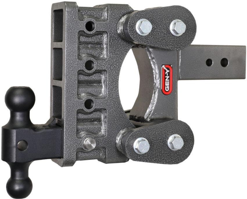 GEN-Y Hitch GH-2214 Gen-Y The Boss Torsion-Flex 3in Shank 6in Drop 3.5K TW 32K Hitch w/GH-0161 Dual-Ball