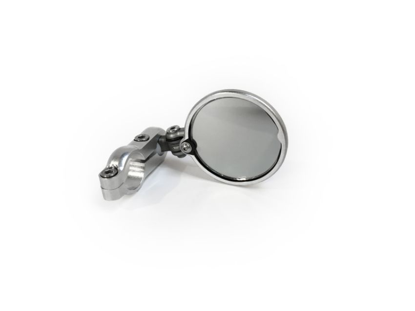 CRG Constructors BSLS-201 CRG Blindsight Folding 2 in. Round Bar-End Mirror - Silver