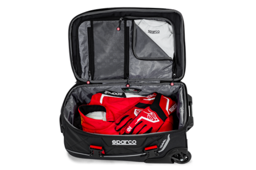 SPARCO SCO016438NRRS Bag Travel Black / Red