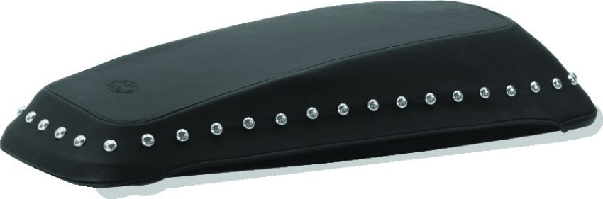 Mustang Motorcycle 77623 Mustang 08-21 Harley FL Touring Saddlebag Lid Covers w/ Studs - Black