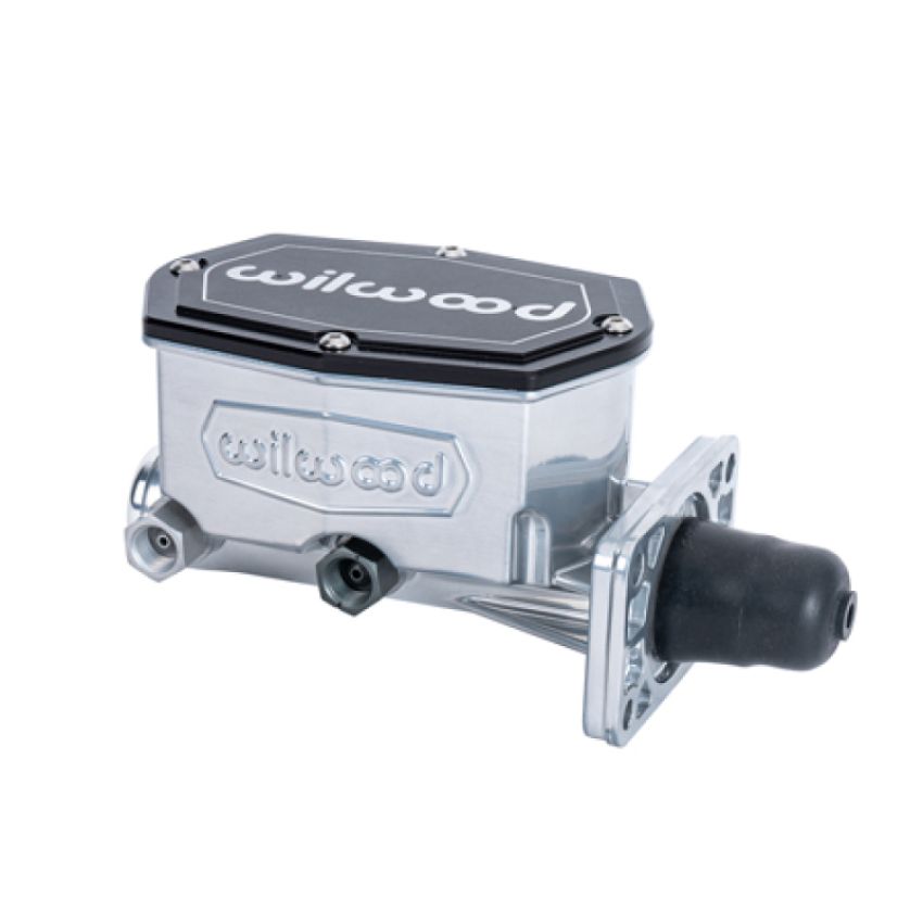 Wilwood 260-16793-P Compact Tandem Master Cylinder w/ Mopar 4 Bolt Flange 1-1/8in Bore - Chrome