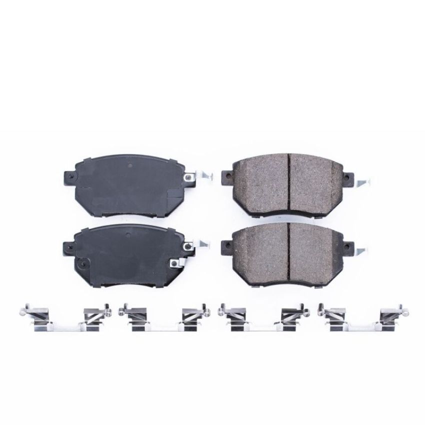 PowerStop 17-969 PowerStop - Z17 Low-Dust Ceramic Brake Pads with Hardware