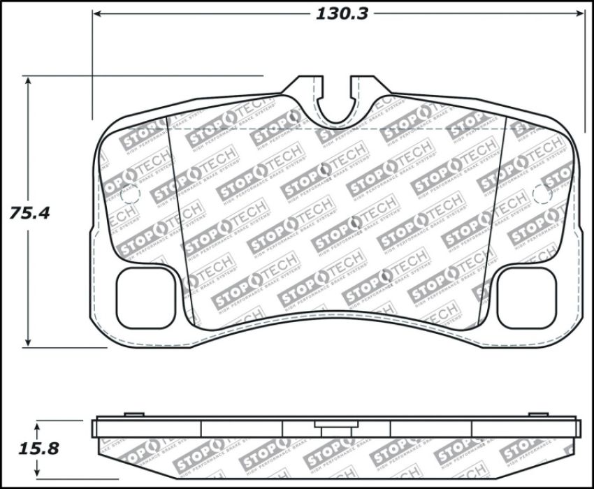 Stoptech 309.13000 Performance Brake Pads