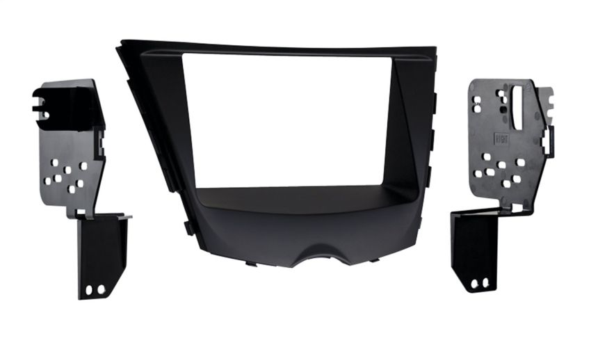 Metra 95-7350B Custom Fit Mounting Kit Double DIN Radio Provision Incl.: Radio Trim Panel/Brackets Custom Fit Mounting Kit