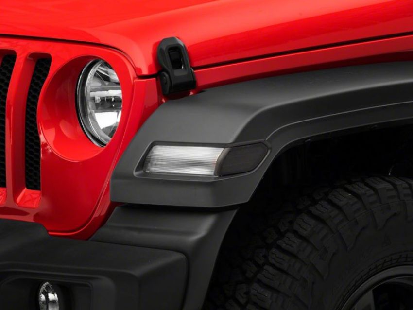 Raxiom J134143-JL 18-23 Jeep Wrangler JL Axial Series LED Fender Flare Marker Lights- Smoked