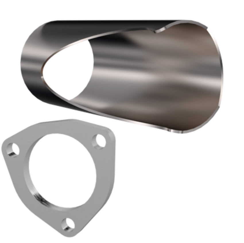 QTP 10226 2.25in Weld-On QTEC DIY Cutout Pipe