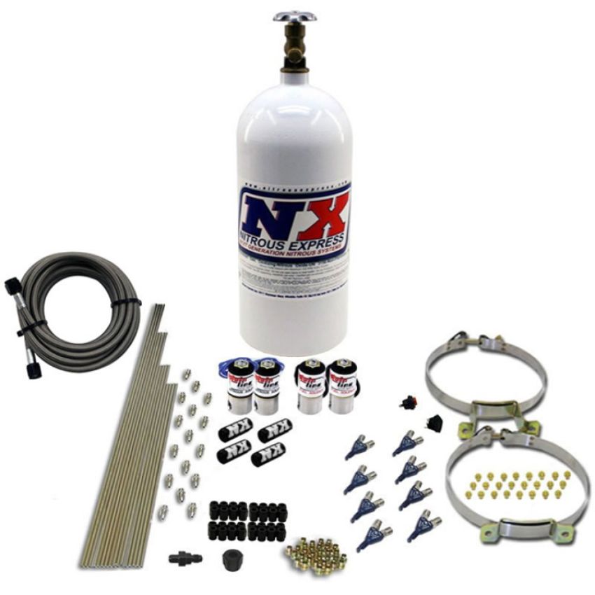 Nitrous Express ML4000 MAINLINE DIRECT PORT, LOW PRESS, W/ 10LB BOTTLE