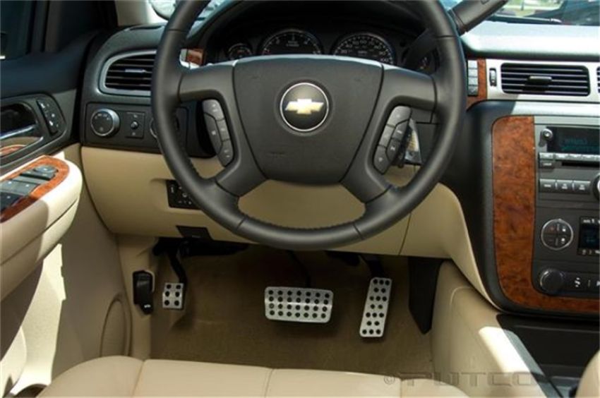 Putco 932180 07-18 Chevrolet Silverado LD / GMC Sierra LD Liquid Pedals - Track Design