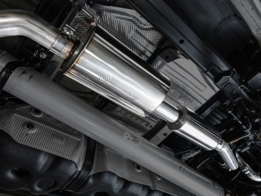 AWE Tuning 3015-32063 AWE 0FG Exhaust for 3rd Gen Toyota Tundra - Dual Chrome Silver Tips