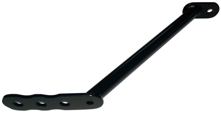 TRIPLE X RACE COMPONENTS TXRSC-TW-0044BLK Rear Nose Wing Strap Tubular Short Black Adj
