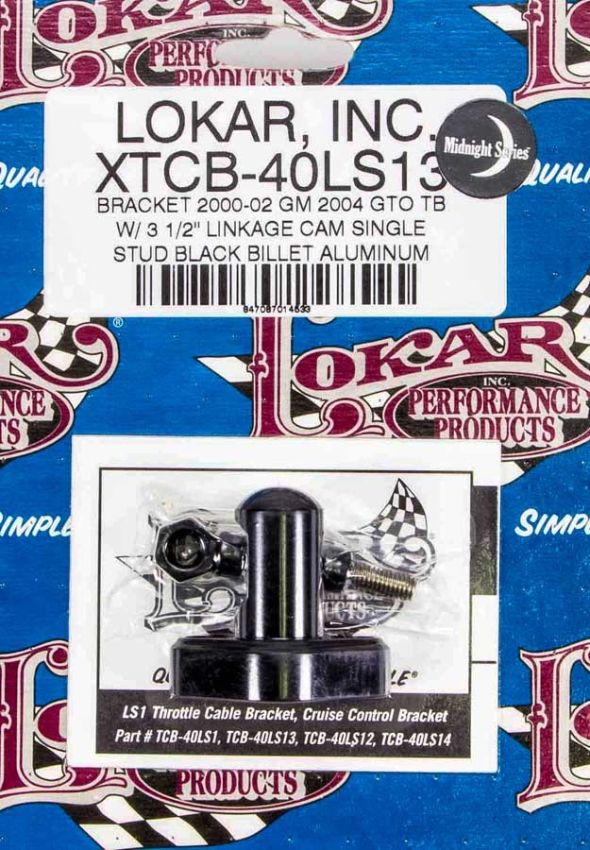 LOKAR LOKXTCB-40LS13 LS1 Throttle Cable Bracket Black
