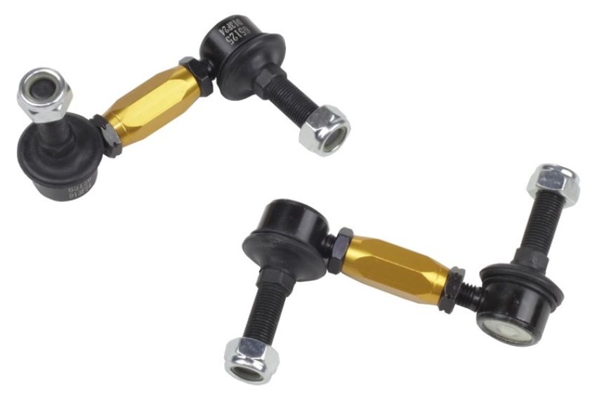 Whiteline KLC110 03+ Nissan 350z Z33 / 07-08 Infiniti G35 (Exc AWD) Fr Swaybar-Link Assy HD Adj Steel Ball