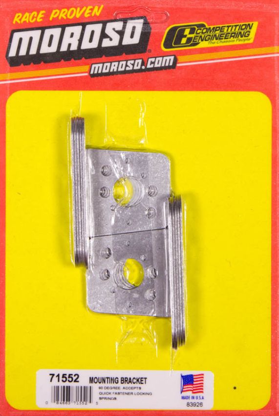 MOROSO MOR71552 Quick Fastener Mtg Brkt Rivet On- Lg & Sm Spring