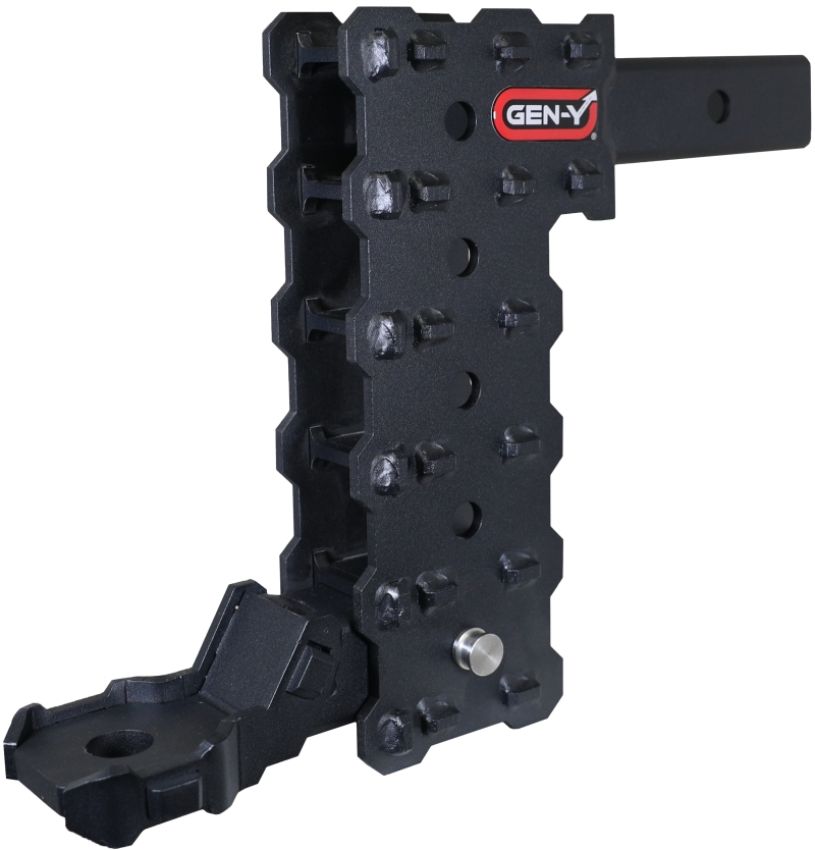 GEN-Y Hitch GH-13055X Gen-Y Phantom-X 2in Hollow Shank 9.5in Drop 700lb TW 7K Hitch w/GH-13051X Platinum Ball Mount