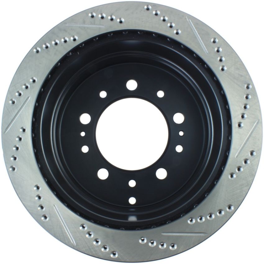 Stoptech 127.44087R Slotted & Drilled Sport Brake Rotor