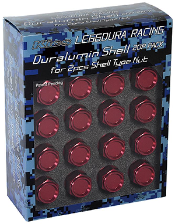 Project Kics WSLNR352 Leggdura Racing Shell Type CL35 - Red (20pc)