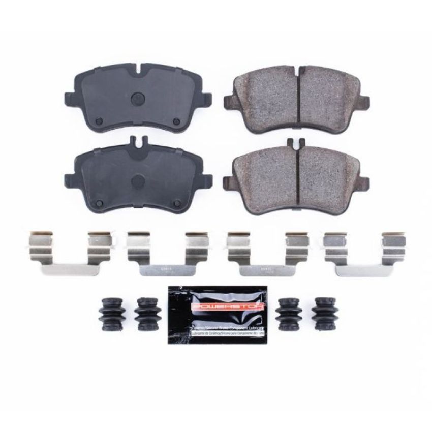 PowerStop Z23-872 PowerStop - Z23 Daily Driver Carbon-Fiber Ceramic Brake Pads with Hardware Kit