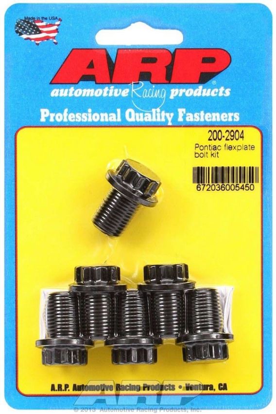 ARP ARP200-2904 Pontiac Flexplate Bolt Kit - 6-Bolt
