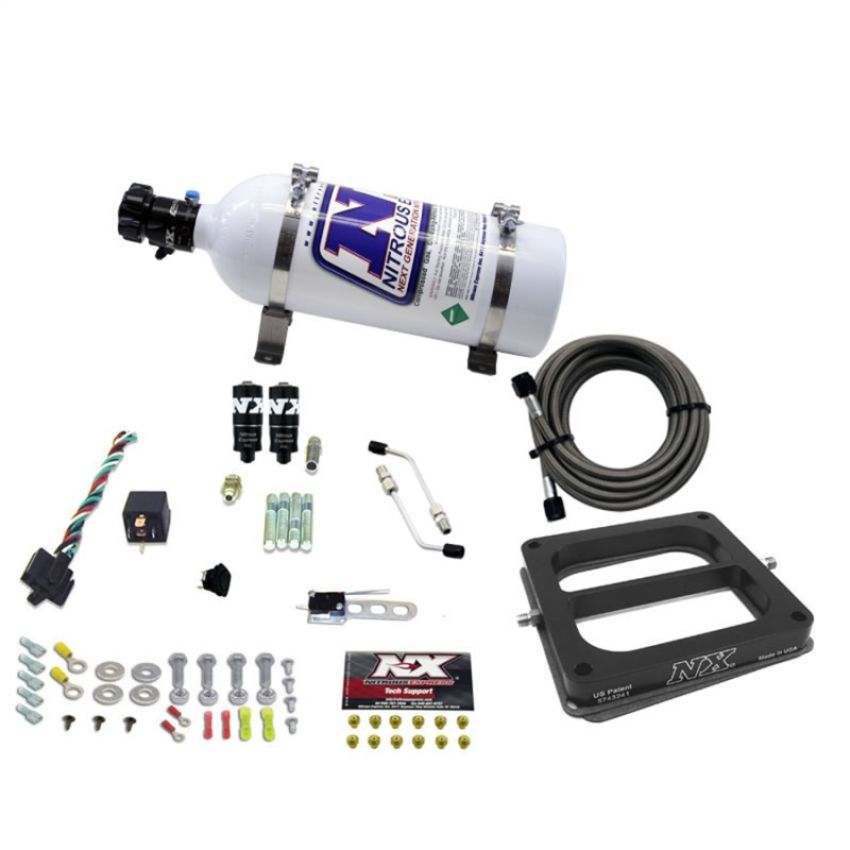 Nitrous Express 40071-05 Dominator HITMAN PLUS (50-100-150-200HP) WITH 5LB BOTTLE