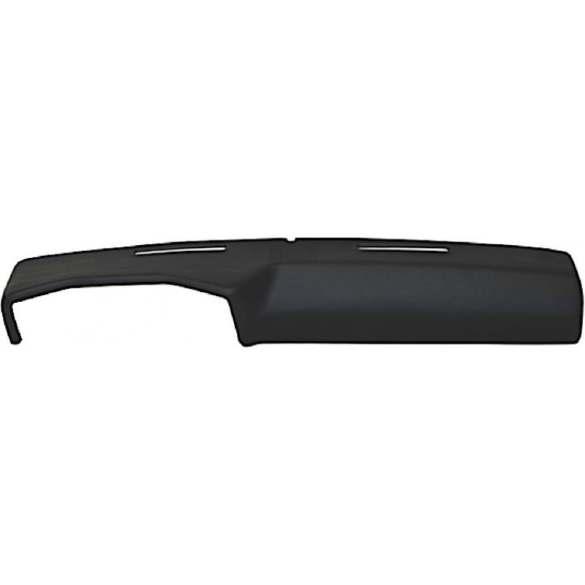 DASH COVER (HAS NO CENTER CUT OUT); BLACK CHEVROLET LARGE TRUCK/HEAVY DUTY 73-80