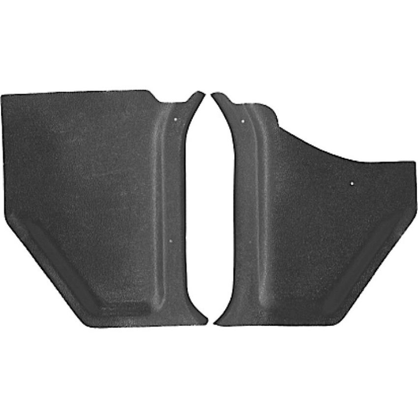 FRT KICK PANELS BLK GALAXIE 500/500 XL 60-64(SOLD IN PAIRS)