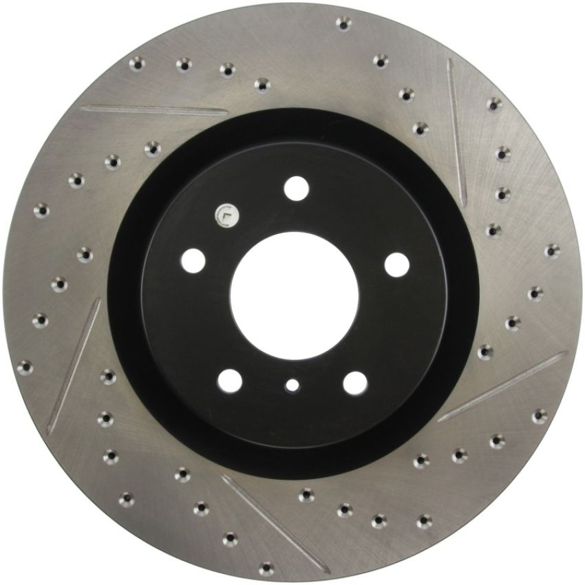 Stoptech 127.42076L Slotted & Drilled Sport Brake Rotor