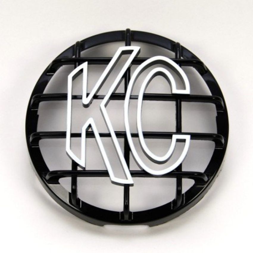 KC HiLiTES 7210 KC Stone Guard 6in ABS Plastic Black White EA