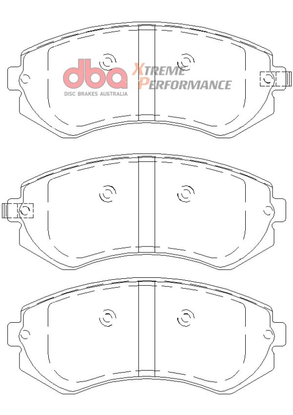 Disc Brakes Australia DB1148XP Rear Xtreme Performance Brake Pads