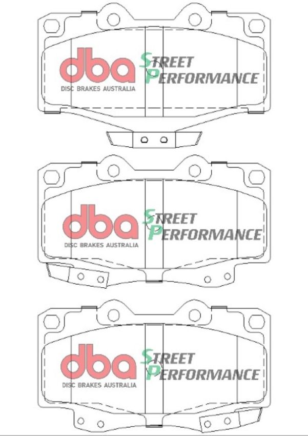 Disc Brakes Australia DB1149SP Front Street Performance Brake Pads