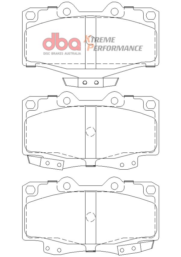 Disc Brakes Australia DB1149XP Front Xtreme Performance Brake Pads