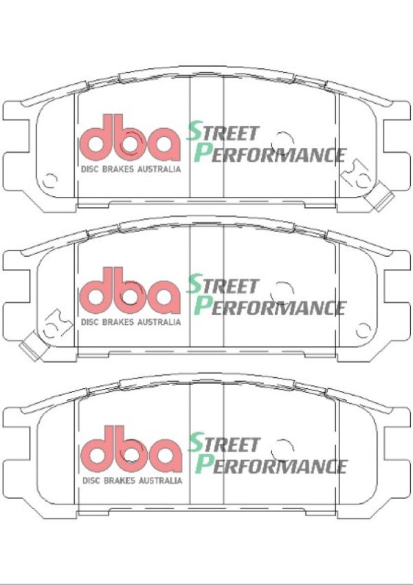 Disc Brakes Australia DB1186SP Rear Street Performance Brake Pads