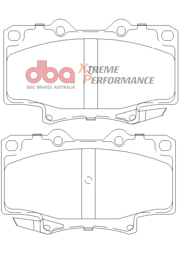 Disc Brakes Australia DB1199XP Front Xtreme Performance Brake Pads