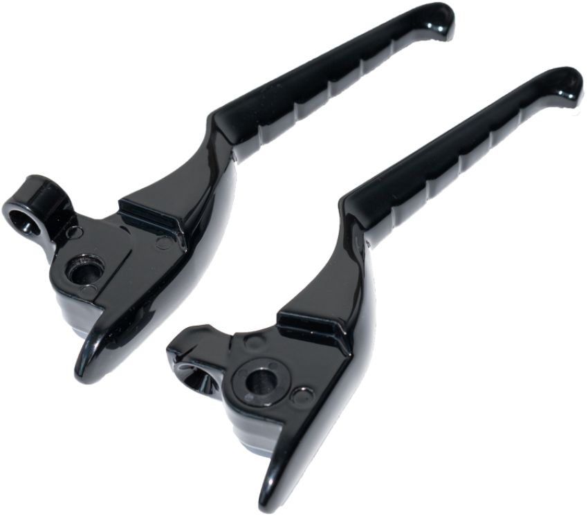Kuryakyn 10058-2 17-20 HD FL Touring Enygma Lever Kit - Gloss Black