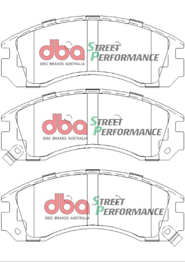 Disc Brakes Australia DB1223SP Front Street Performance Brake Pads