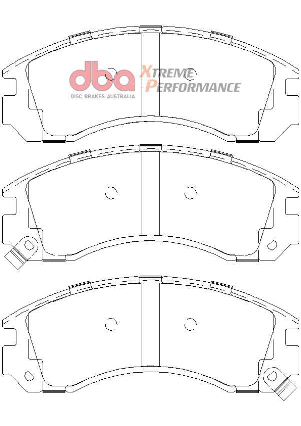 Disc Brakes Australia DB1223XP Front Xtreme Performance Brake Pads