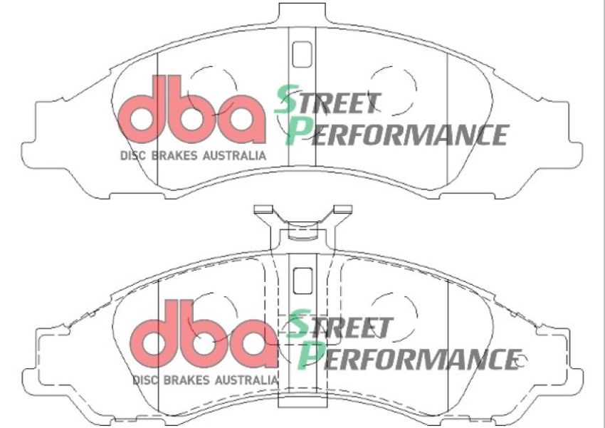 Disc Brakes Australia DB1331SP Front Street Performance Brake Pads