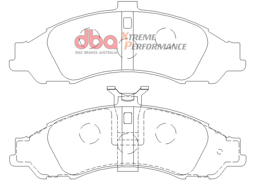 Disc Brakes Australia DB1331XP Front Xtreme Performance Brake Pads