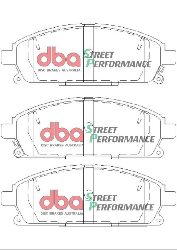 Disc Brakes Australia DB1333SP Front Street Performance Brake Pads