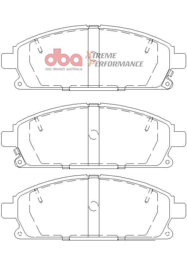 Disc Brakes Australia DB1333XP Front Xtreme Performance Brake Pads