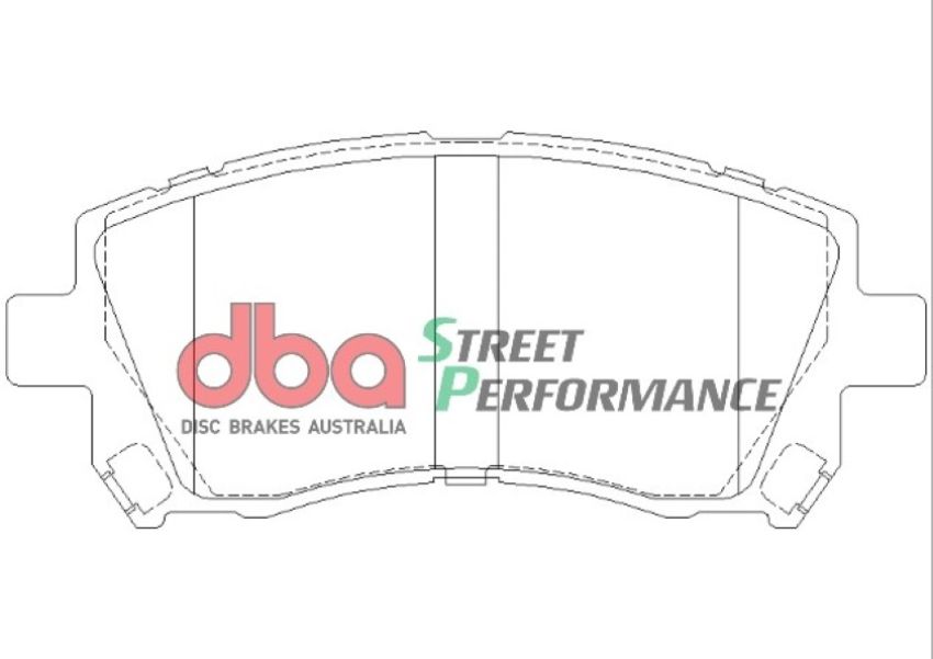 Disc Brakes Australia DB1342SP Front Street Performance Brake Pads