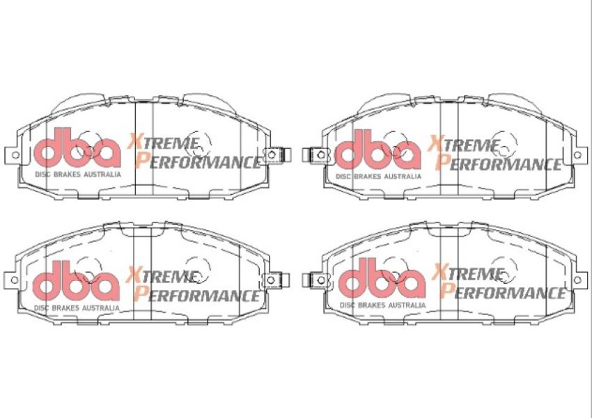 Disc Brakes Australia DB1361SP Front Street Performance Brake Pads