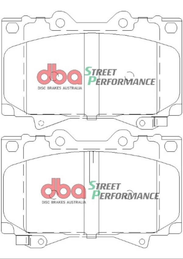 Disc Brakes Australia DB1365SP Front Street Performance Brake Pads