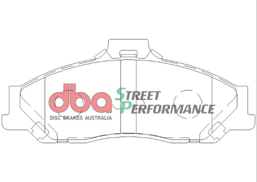 Disc Brakes Australia DB1366SP Front Street Performance Brake Pads