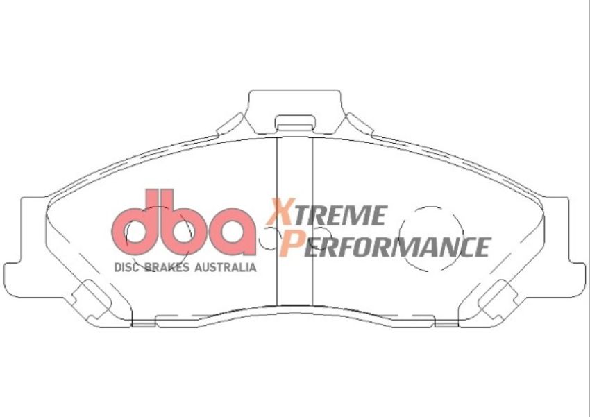 Disc Brakes Australia DB1366XP Front Xtreme Performance Brake Pads