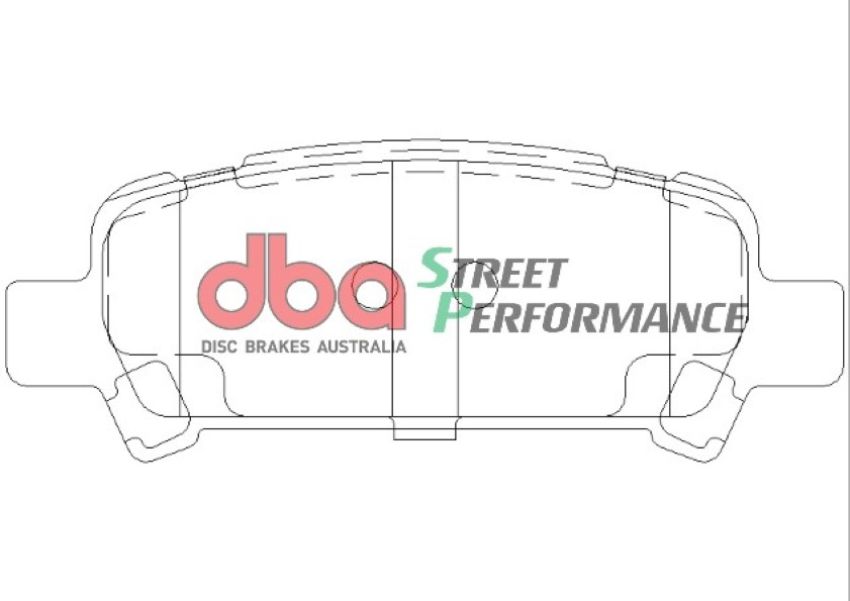 Disc Brakes Australia DB1379SP Rear Street Performance Brake Pads