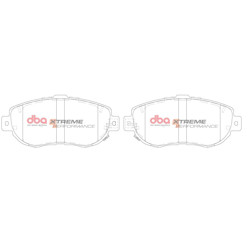 Disc Brakes Australia DB1395XP Front Xtreme Performance Brake Pads