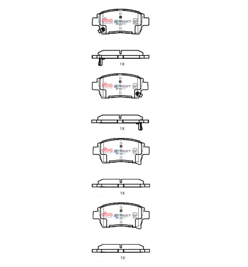 Disc Brakes Australia DB1422SSEV Front Street Series EV Brake Pads