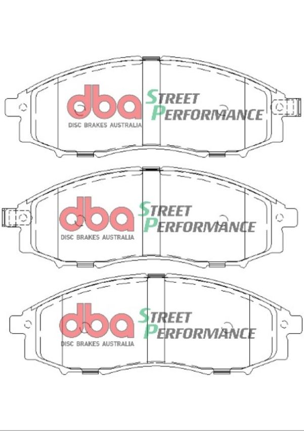 Disc Brakes Australia DB1439SP Front Street Performance Brake Pads