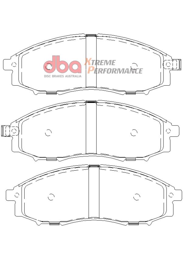Disc Brakes Australia DB1439XP Front Xtreme Performance Brake Pads